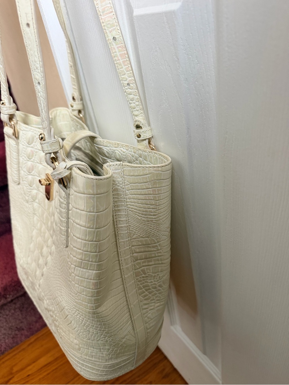 Brahmin Fiora Bucket Bag -Milk - Picture 5 of 7